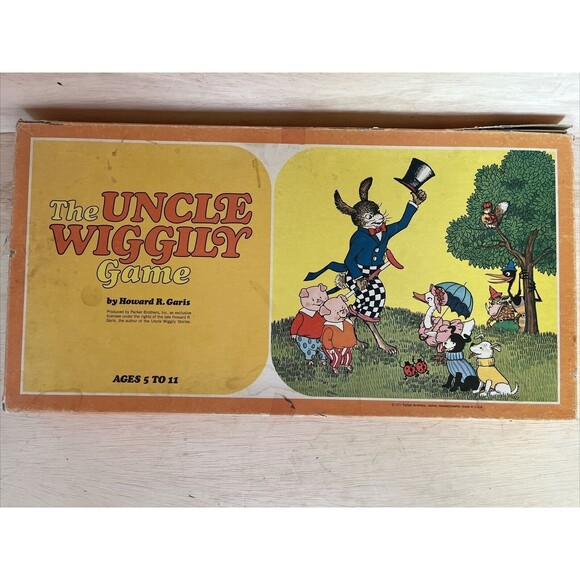 Vintage 1971 Uncle Wiggly Game Parker Brothers Some Missing Pieces - Picture 2 of 8